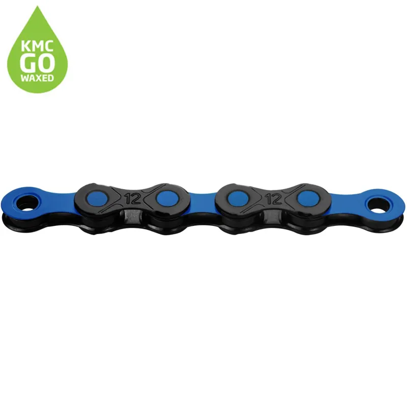 KMC X12 DLC Pre-Waxed Chain - 126 Links - 12 Speed - Blue