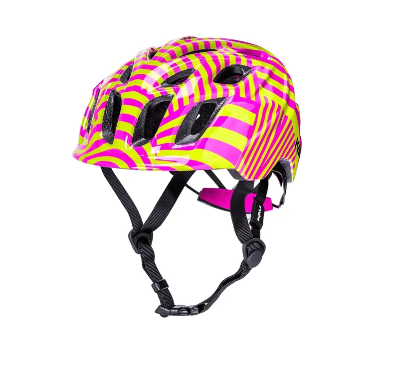 Kali Chakra Lighted Highwire Kids Helmet - Neon Lemonade
