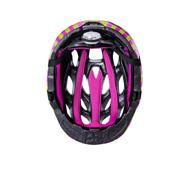Kali Chakra Lighted Highwire Kids Helmet - Neon Lemonade-3