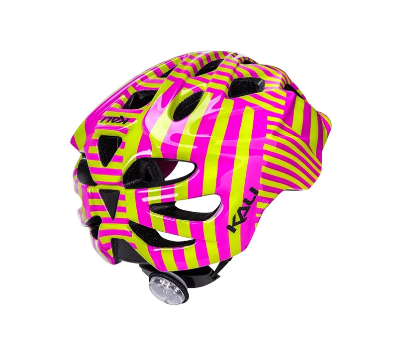 Kali Chakra Lighted Highwire Kids Helmet - Neon Lemonade-1