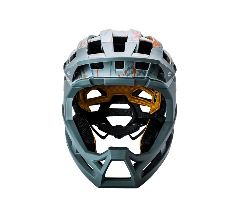 Kali Invader 2.0 Full Face Helmet - Frag Khaki/Orange-4