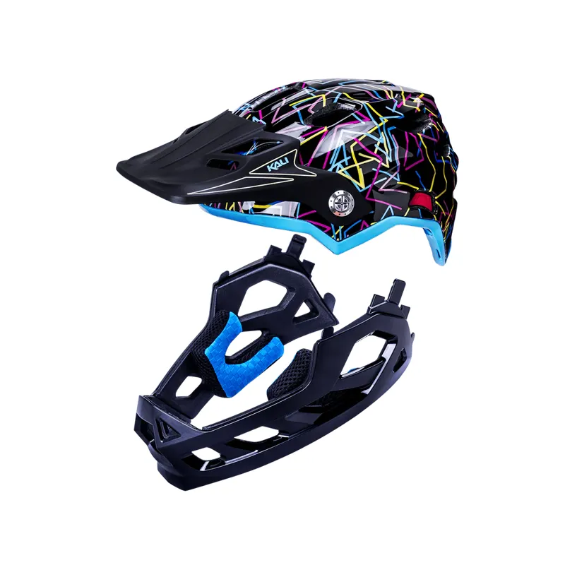 Kali Maya Full Face Kids Helmet -  50-54cm - Segment Neon-1