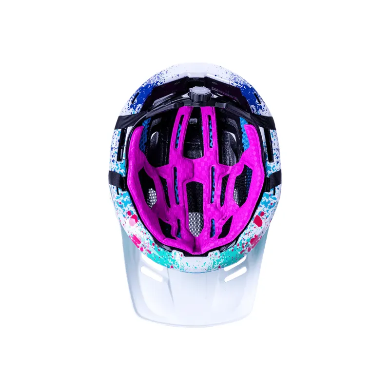 Kali Maya Full Face Kids Helmet -  50-54cm - Splat White/Multi-4