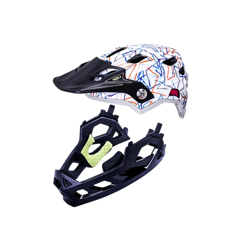 Kali Maya Full Face Kids Helmet -  50-54cm  Segment Flint/Multi-1