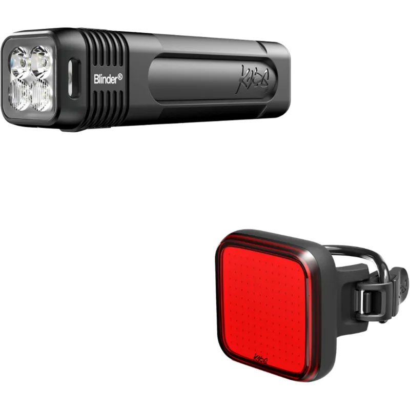 Knog Blinder Pro 700/Blinder Square USB Light Set - Black-1