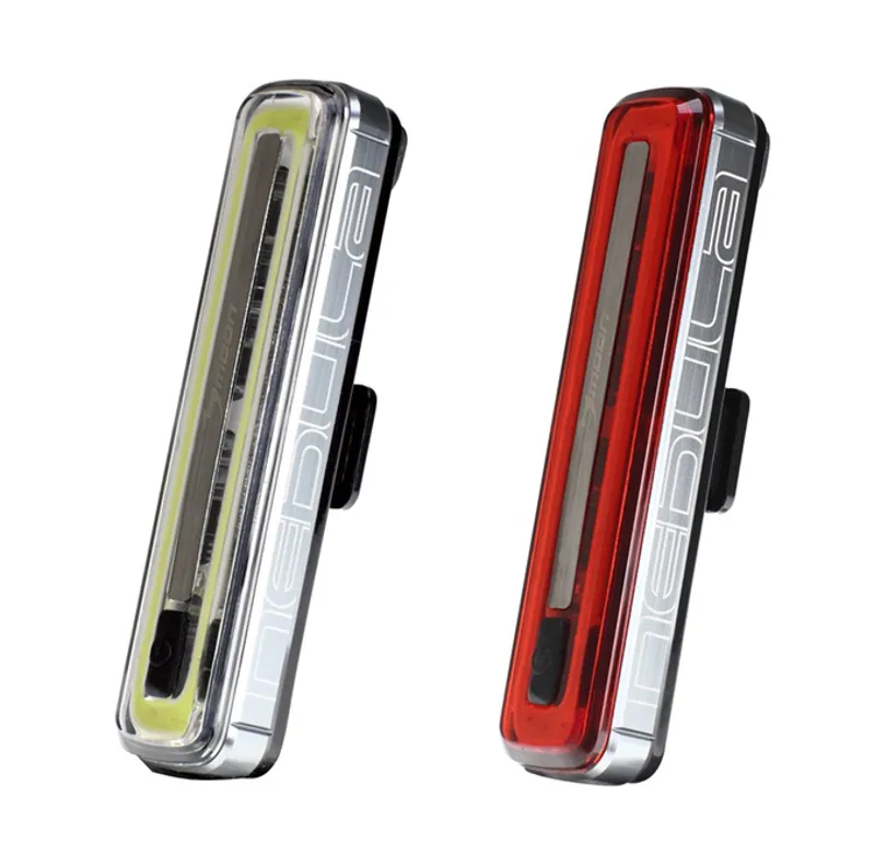 Moon Nebula USB Front and Rear Light Set - Silver