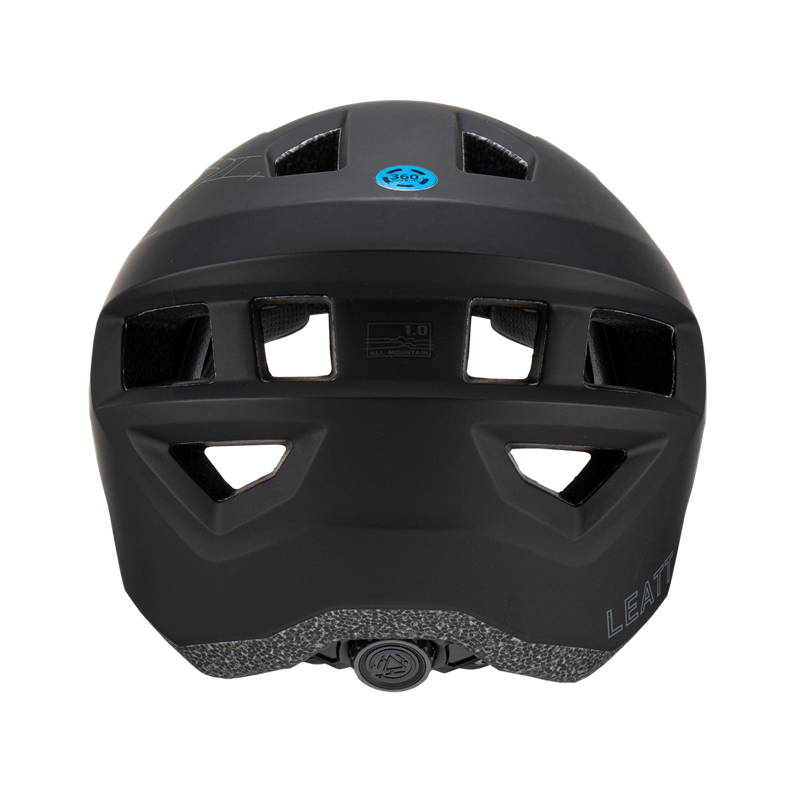 Leatt AllMtn 1.0 MTB Helmet - Stealth Black/Grey-5