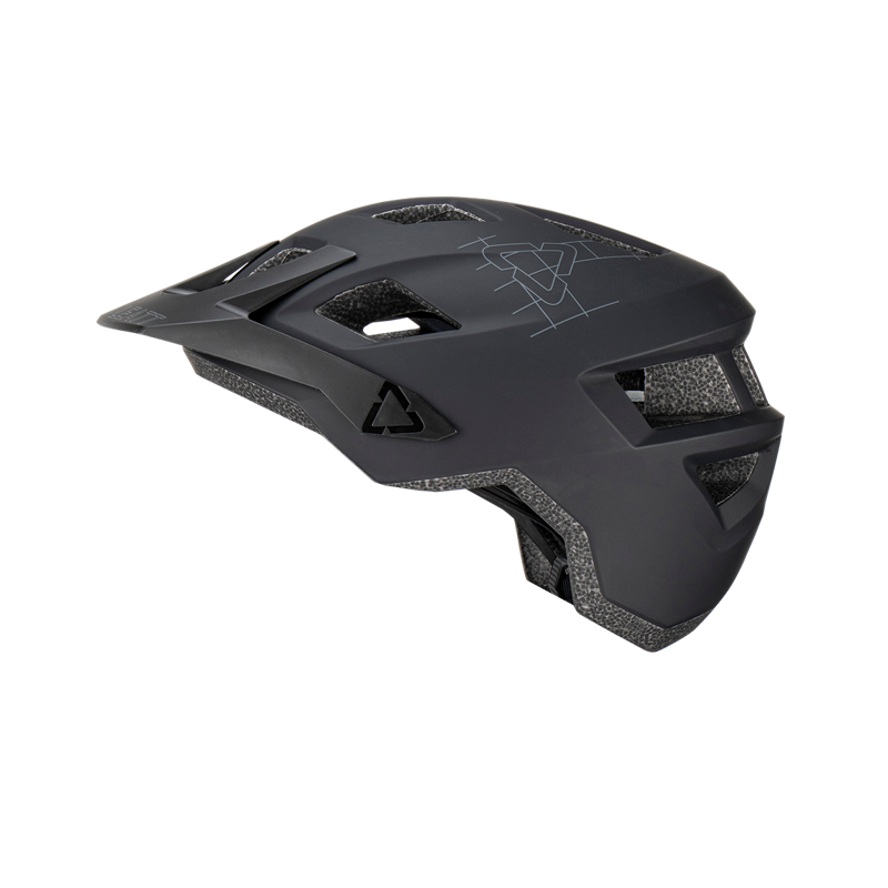 Leatt AllMtn 1.0 MTB Helmet - Stealth Black/Grey-3