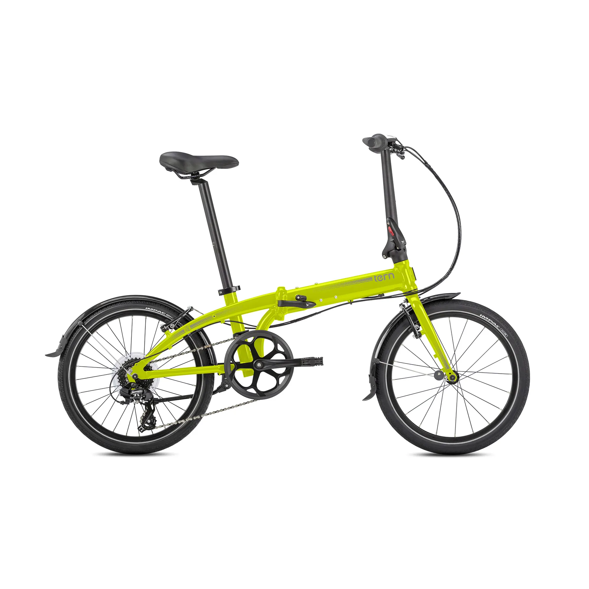 Tern Link C8 Folding Bike Yellow