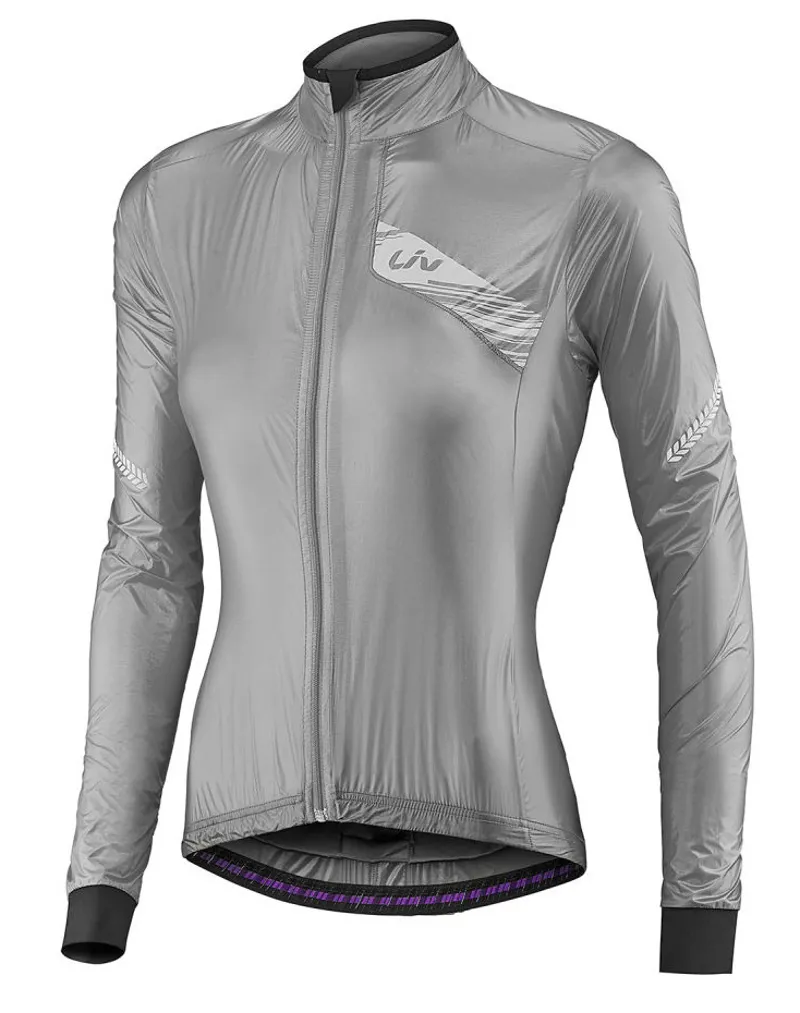 Liv Cefira Womens Wind Jacket - Silver
