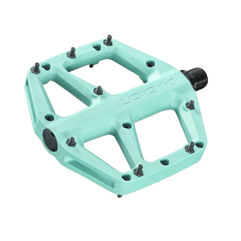 Look Trail Fusion Flat MTB Pedals - Celeste
