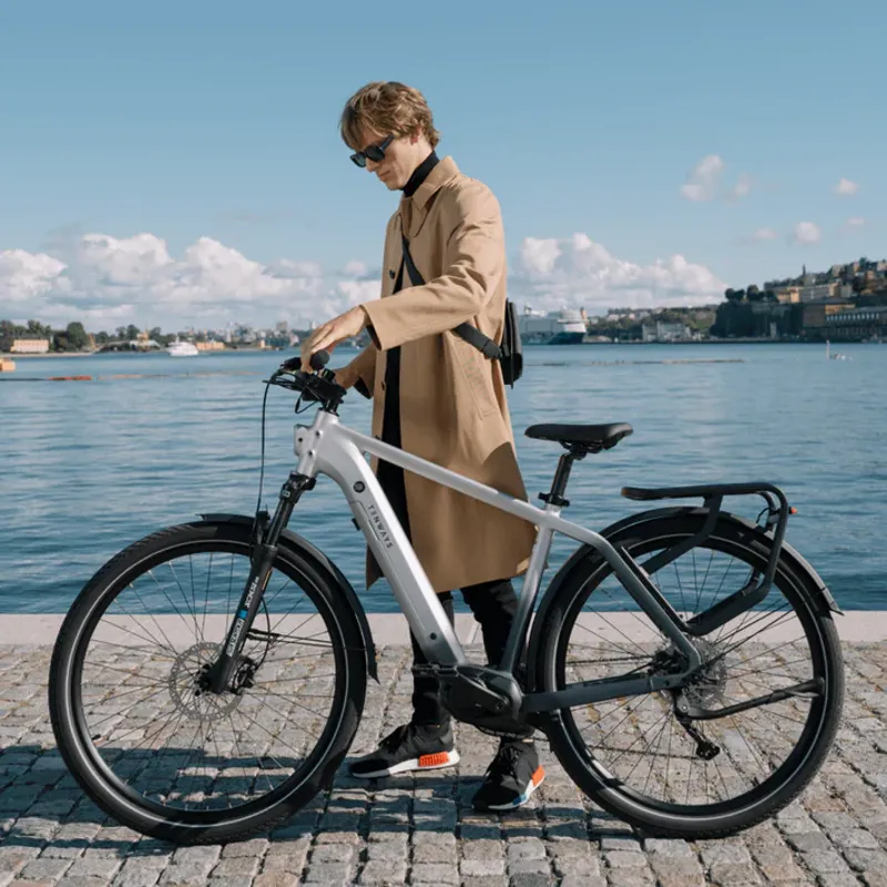 Tenways Ago X 2025 Electric Hybrid Bike - Starlight Silver-7