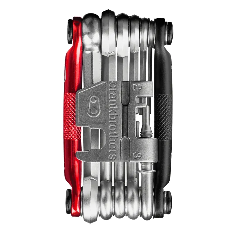 Crank Brothers Multi 17 Function Multi Tool - Black/Red
