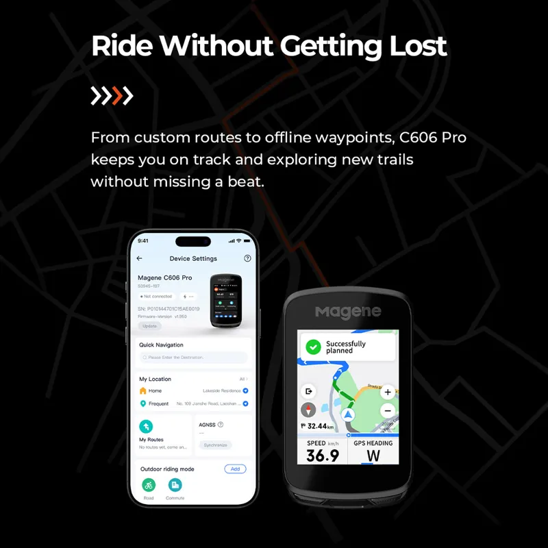 Magene C606 Pro Smart GPS Bike Computer-6