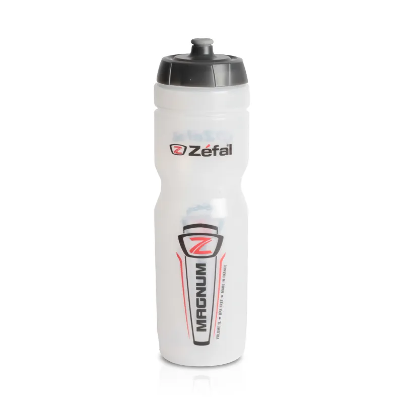 Zefal Magnum Water Bottle - Clear - 1L