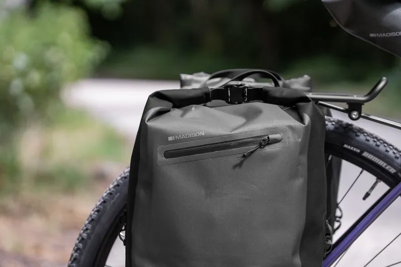 Madison Roam Waterproof Pannier Bag - 30 Litre - Phantom Grey-2
