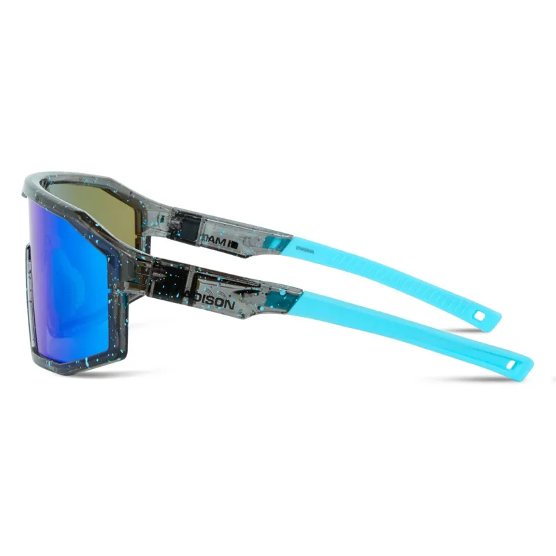 Madison Enigma 3 Lens Pack Sunglasses - Blue/Black Splatter -1