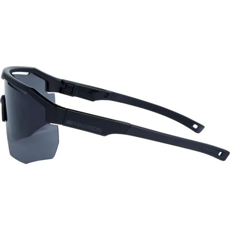 Madison Cipher Sunglasses - Matt Black/Black Mirror Lens-1