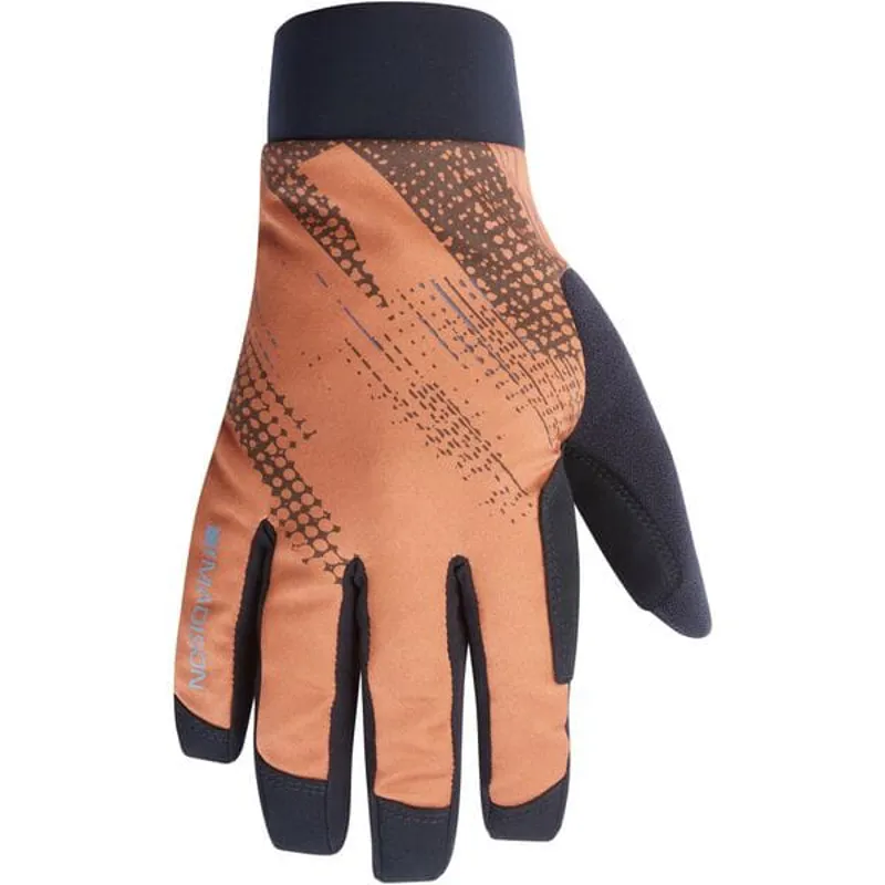 Madison Flux Trail Waterproof Long Finger Gloves - Rust Orange
