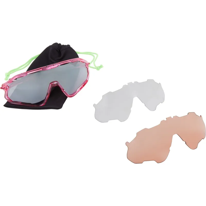 Madison Code Breaker II 3 Lens Pack Sunglasses - Crystal Gloss Pink-5