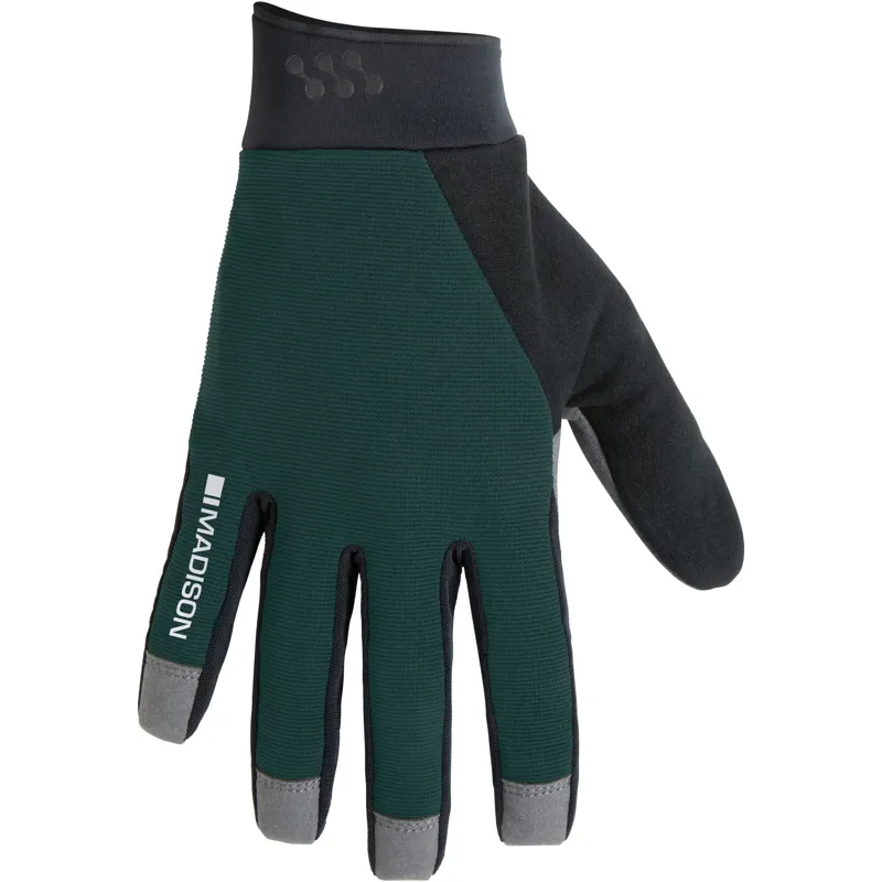 Madison Freewheel Gel Pad Trail Gloves - Botanical Green