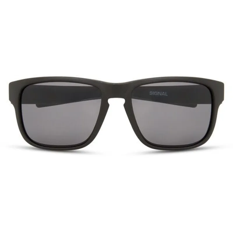 Madison Signal Sunglasses - Matt Black/Black Mirror Lens-4
