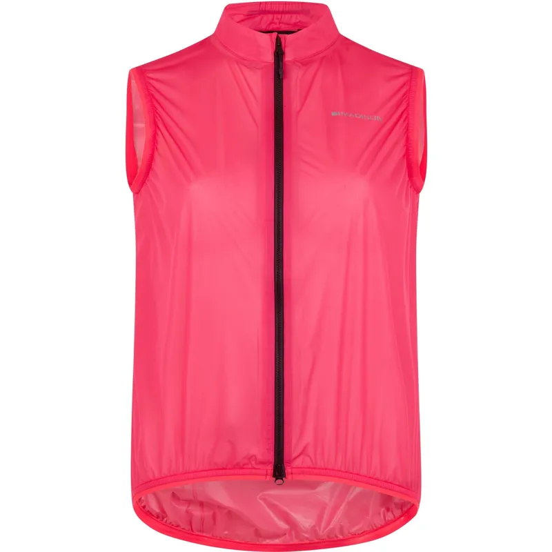 Madison Flux 2L Ultra Packable Waterproof Women's Gilet - Hi Viz Pink