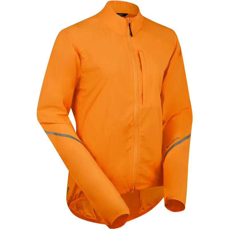 Madison Freewheel Windproof Packable Women's Jacket - Mango Orange-1