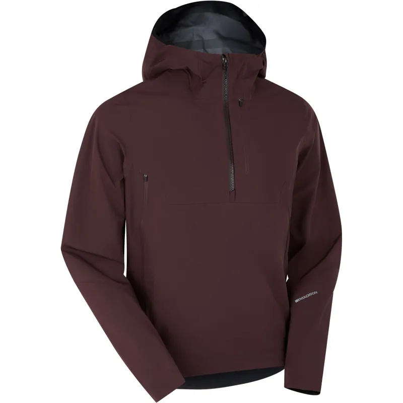 Madison Flux 3-Layer Waterproof Smock Trail Men's Jacket - Fig Red-1