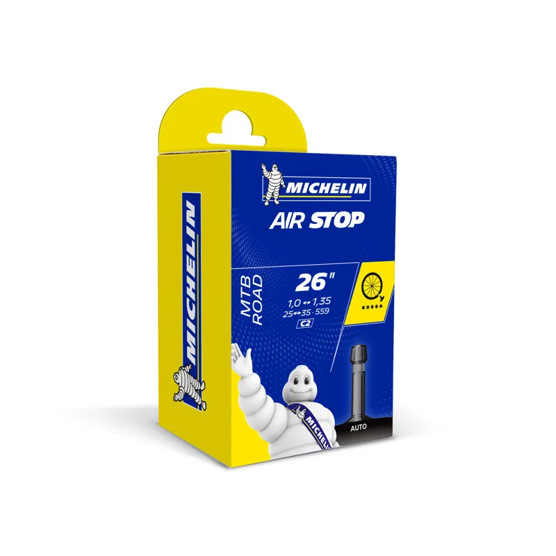 Michelin Air Stop Butyl Inner Tube - 26 x 1.0-1.4 - Schrader