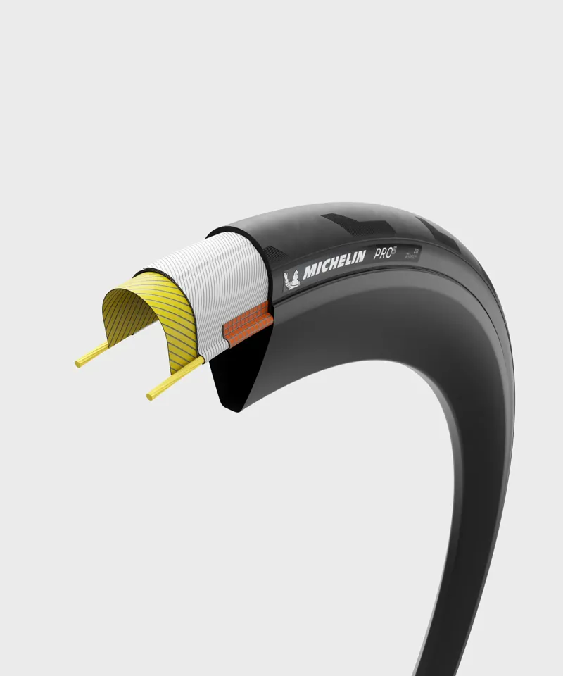 Michelin Pro 5 700c Folding Gum-X Tubeless Tyre - Black-1