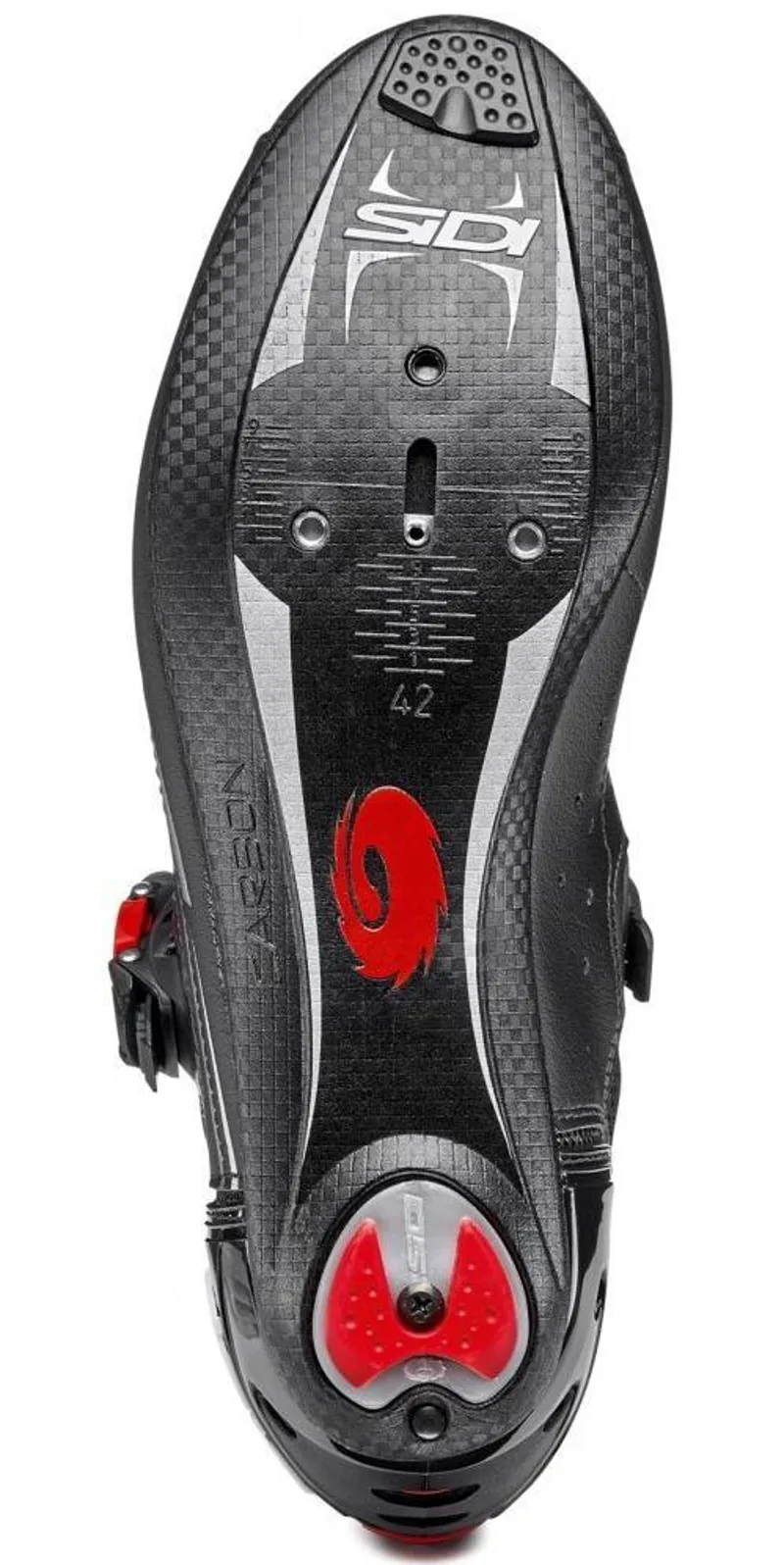 Sidi Genius 7 Mega Fit Clipless Road Shoes - Shadow Black-1