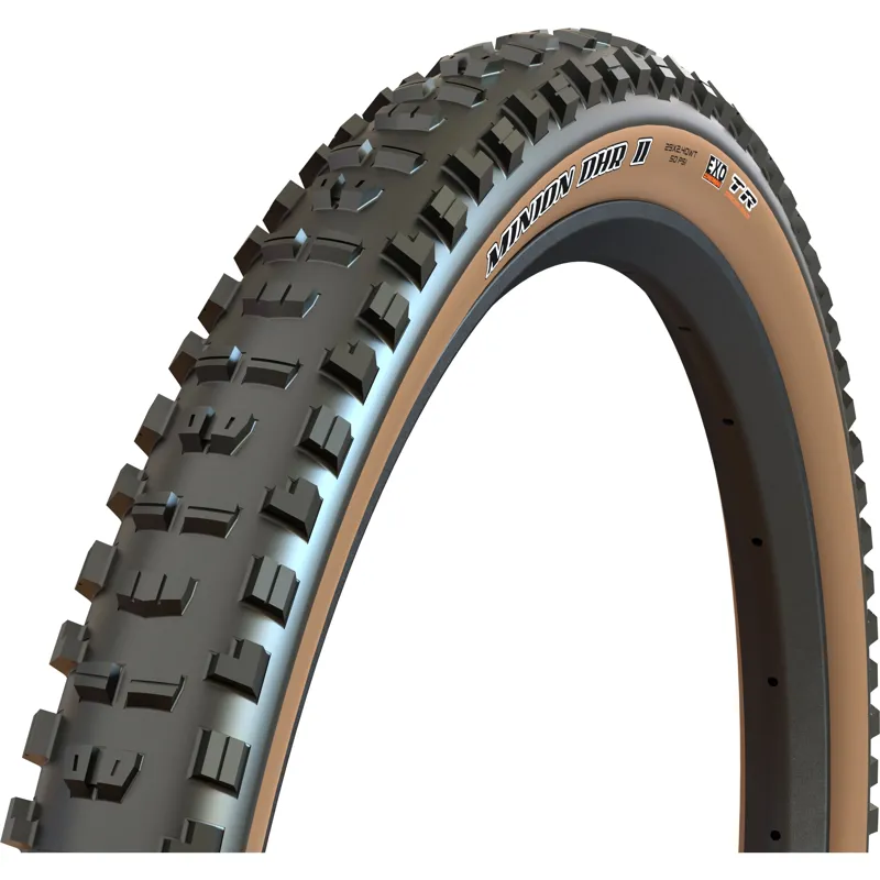 Maxxis Minion DHR II 27.5x2.4 WT Fold Dual Compound EXO TR Tanwall Tyre