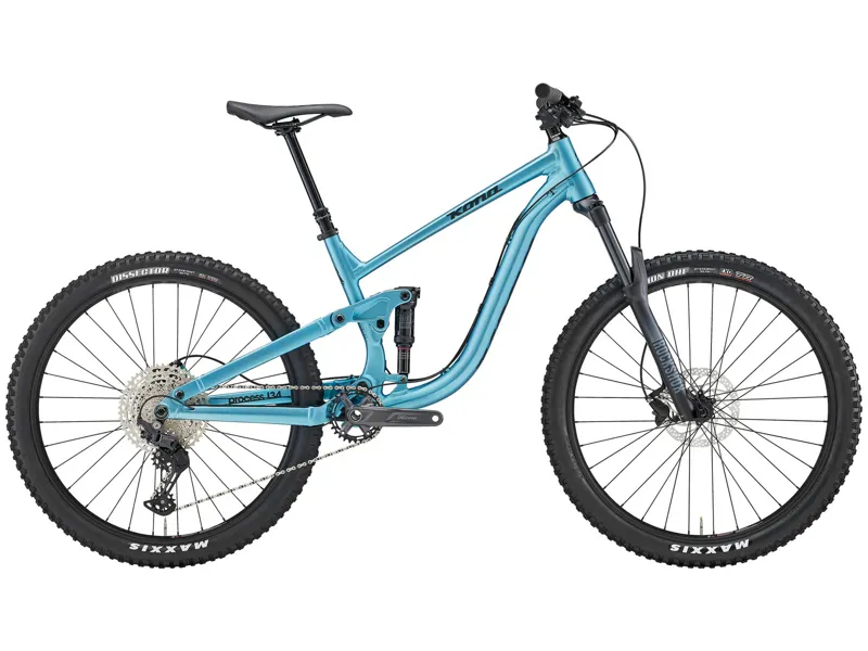 Kona Process 134 inch 2024 Full Suspension MTB Satin Metallic Blue