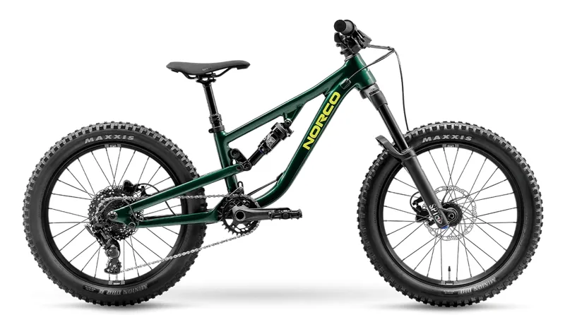Norco Fluid FS Youth 20 inch 2026 Full Suspension MTB - Dark Green