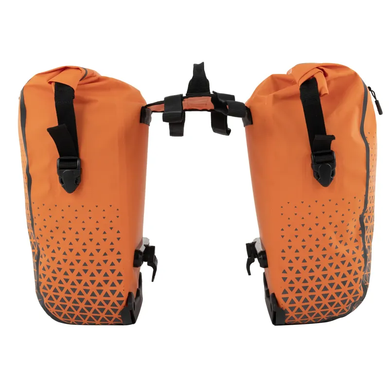 Oxford Aqua V 32 Extreme Visibility Double Pannier Bag - Orange-2