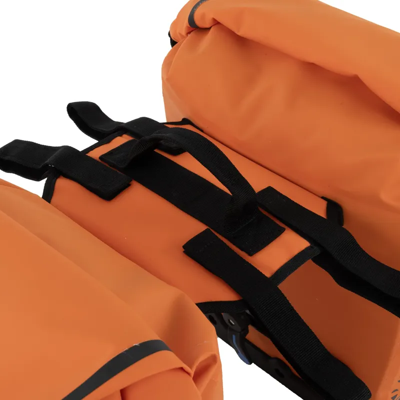 Oxford Aqua V 32 Extreme Visibility Double Pannier Bag - Orange-4
