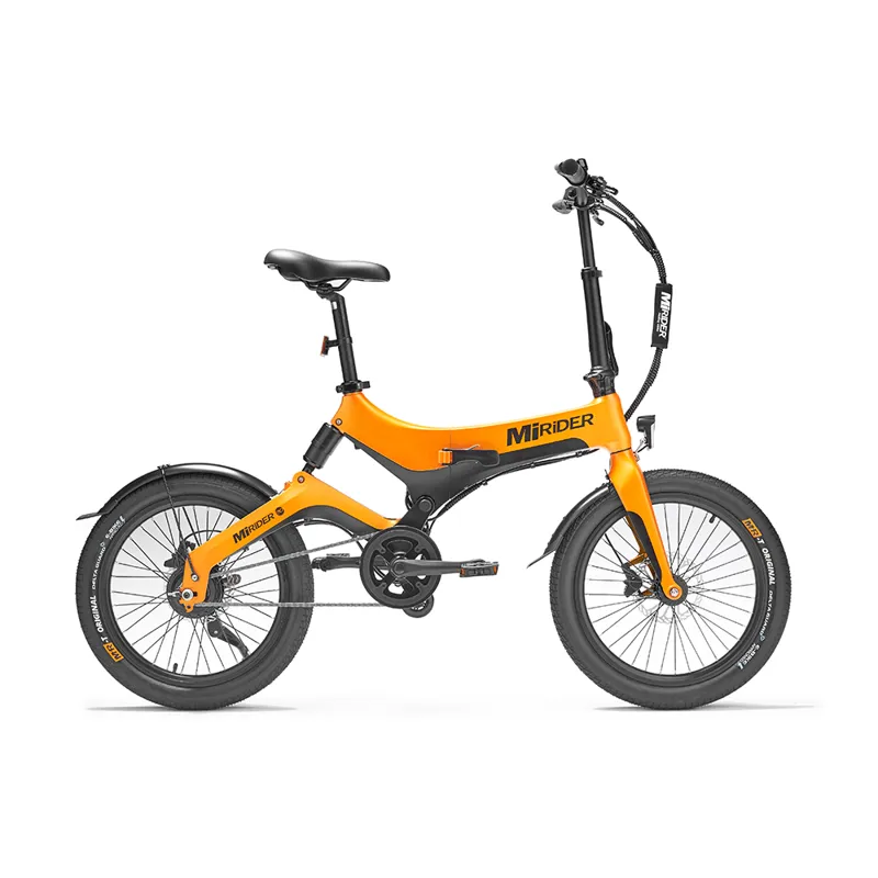 MiRider One 20w Folding Electric Bike - Ember Orange