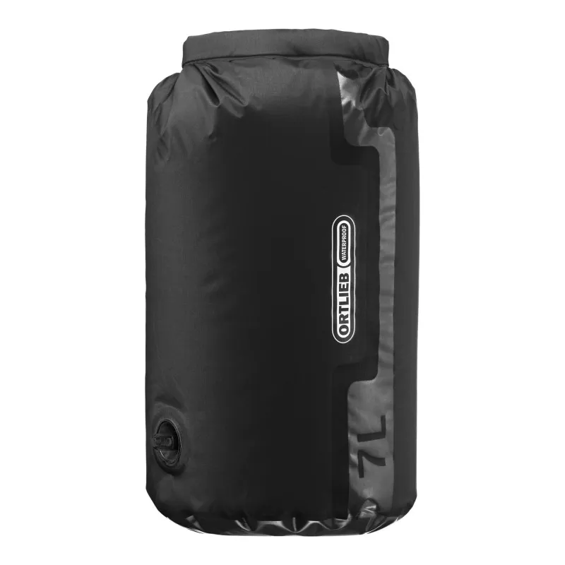 Ortlieb Ultra Lightweight Drybag PS10 With Valve - 7 Litre - Black