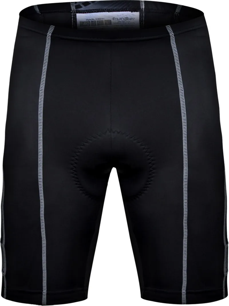 Funkier Quest Kids 10 Panel Shorts - Black-1