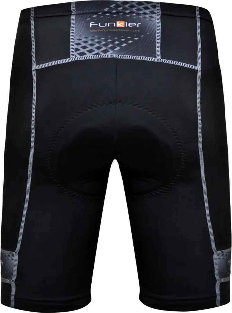 Funkier Quest Kids 10 Panel Shorts - Black-2