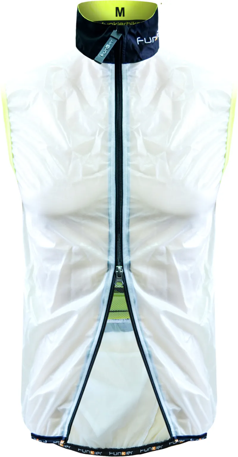 Funkier Evo Windbreaker Gillet - Clear/Yellow-1