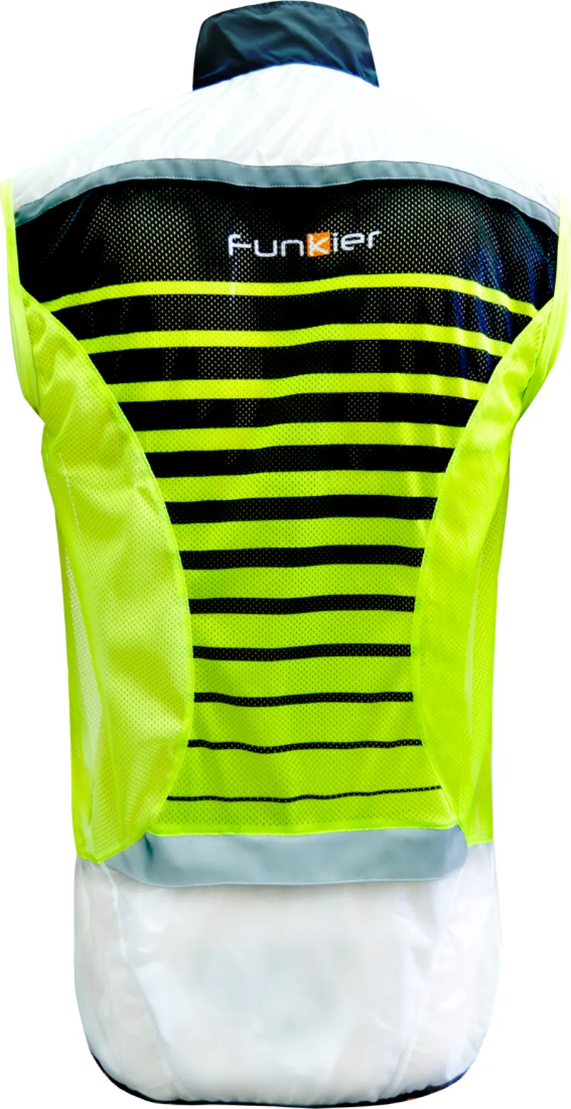 Funkier Evo Windbreaker Gillet - Clear/Yellow-2