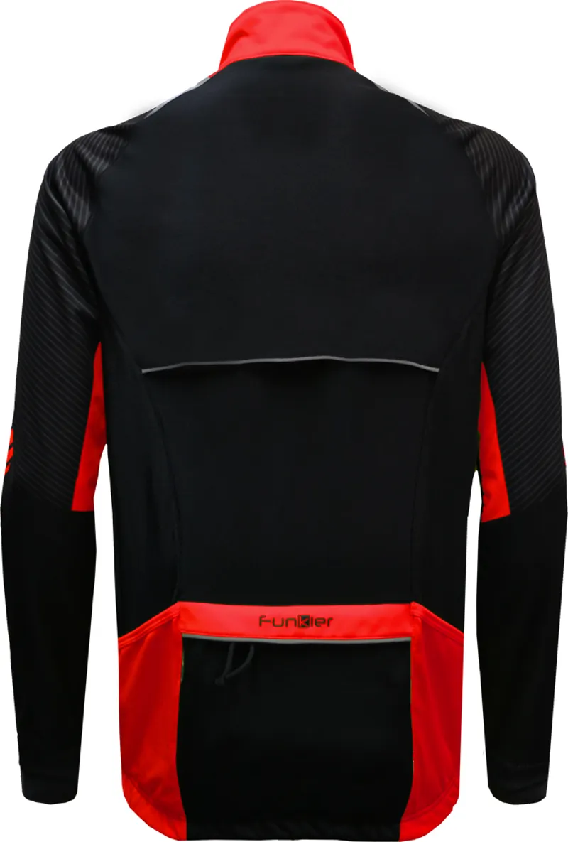 Funkier Tornado TPU Thermal Jacket - Black/Red-1