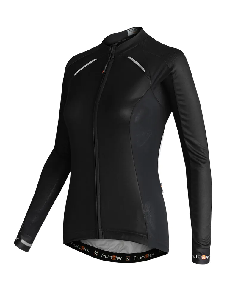 Funkier Odessa Womens Summer Long Sleeve Jersey - Black