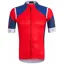 Funkier Isparo Elite Short Sleeve Jersey - Red/Blue