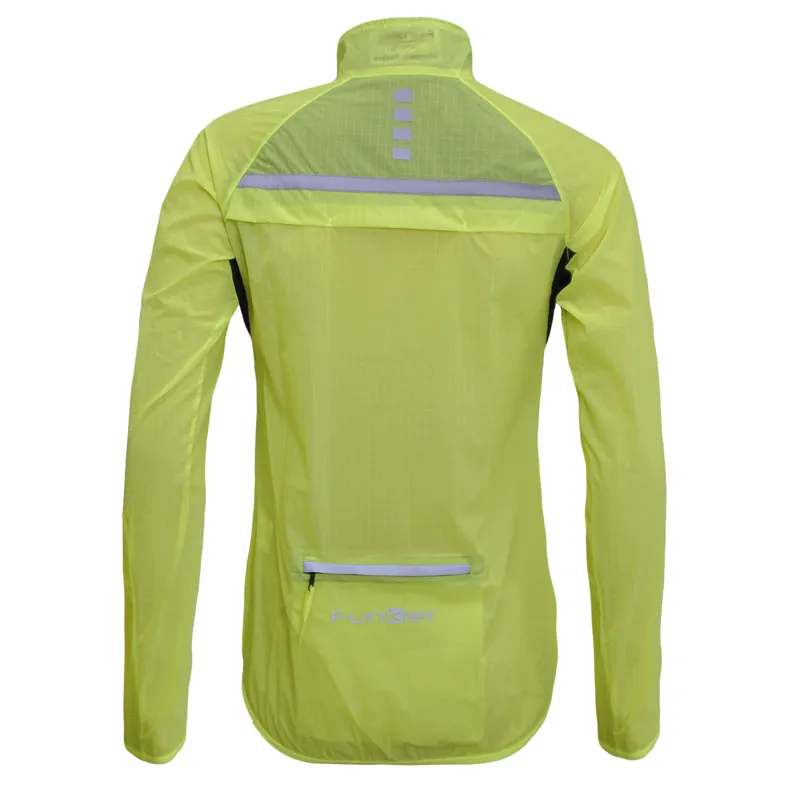Funkier Dryride Pro Womens Showerproof Jacket - Fluo Yellow-2