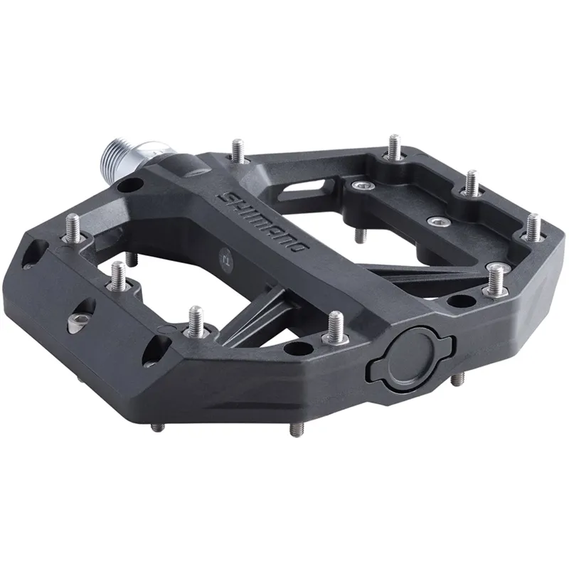 Shimano GR400 Flat Resin MTB Pedals - Black
