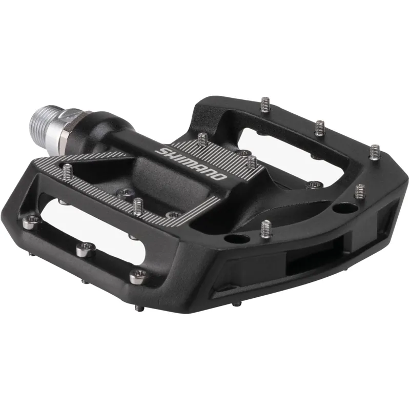 Shimano GR500 Flat MTB Pedals - 9/16 inch - Black