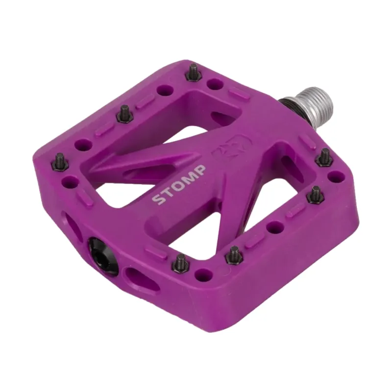Oxford Stomp Jr Nylon Flat MTB Pedals - Purple